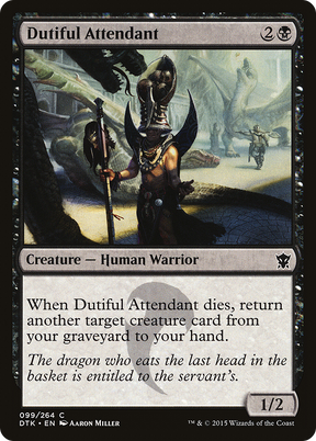 Magic: The Gathering - Dutiful Attendant Foil - Dragons of Tarkir