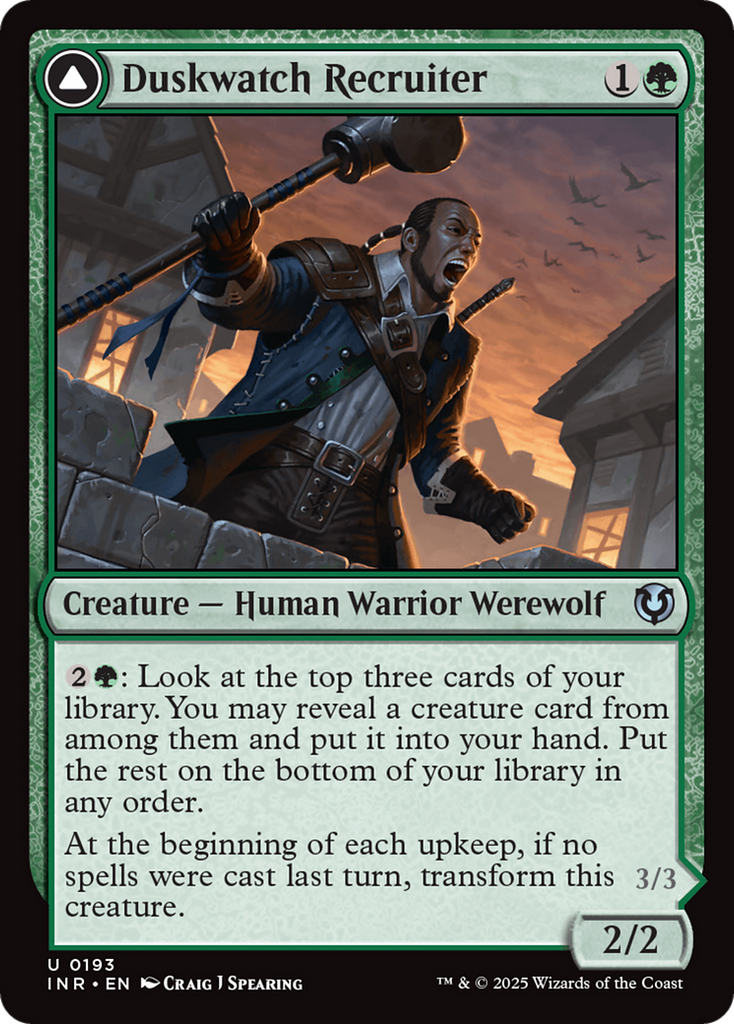 Magic: The Gathering - Duskwatch Recruiter // Krallenhorde Howler - Innistrad Remastered