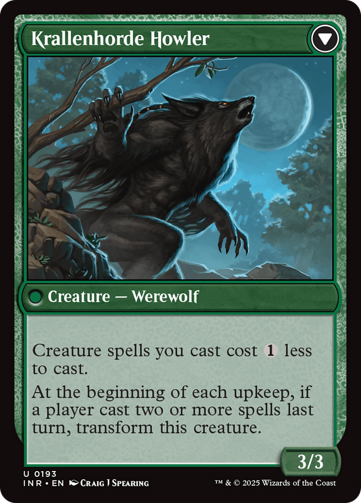 Magic: The Gathering - Duskwatch Recruiter // Krallenhorde Howler Foil - Innistrad Remastered