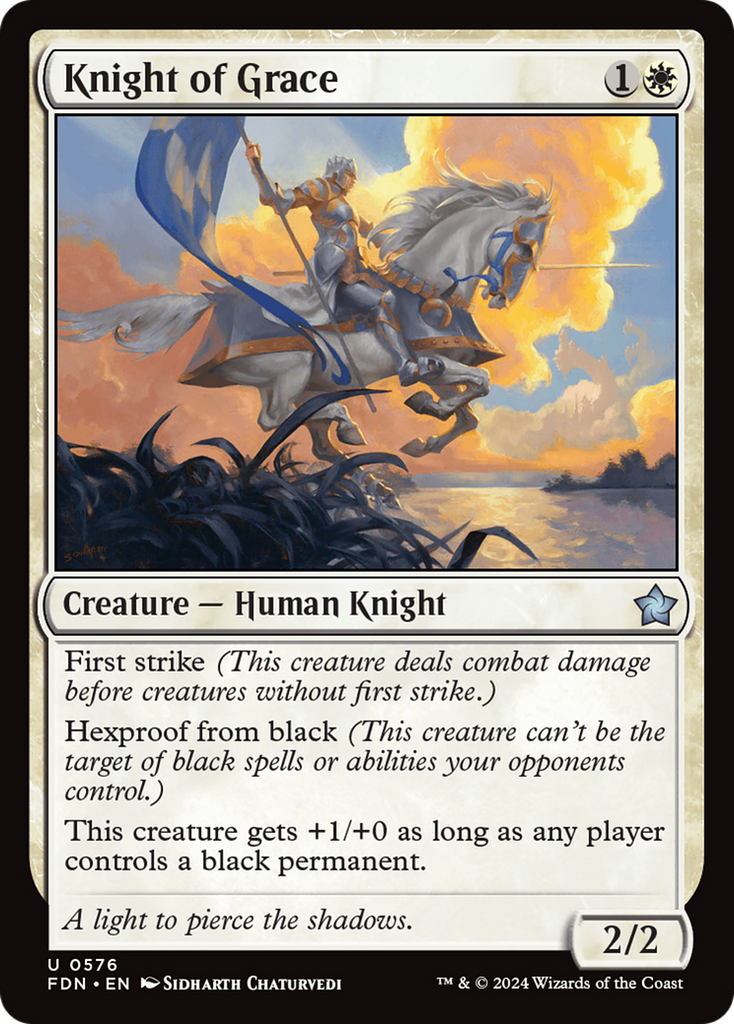 Magic: The Gathering - Knight of Grace - Foundations