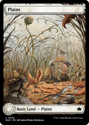 Magic: The Gathering - Plains #264 Foil - Bloomburrow