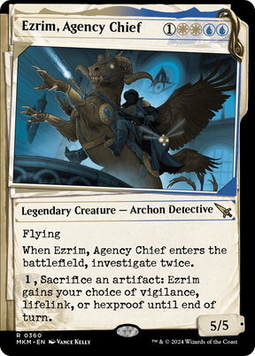 Magic: The Gathering - Ezrim, Agency Chief Foil - Murders at Karlov Manor