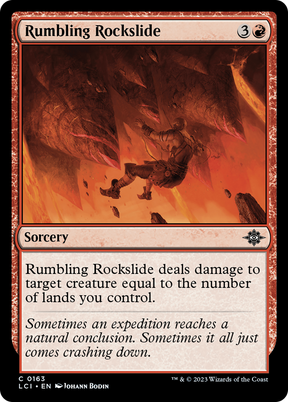 Magic: The Gathering - Rumbling Rockslide - The Lost Caverns of Ixalan