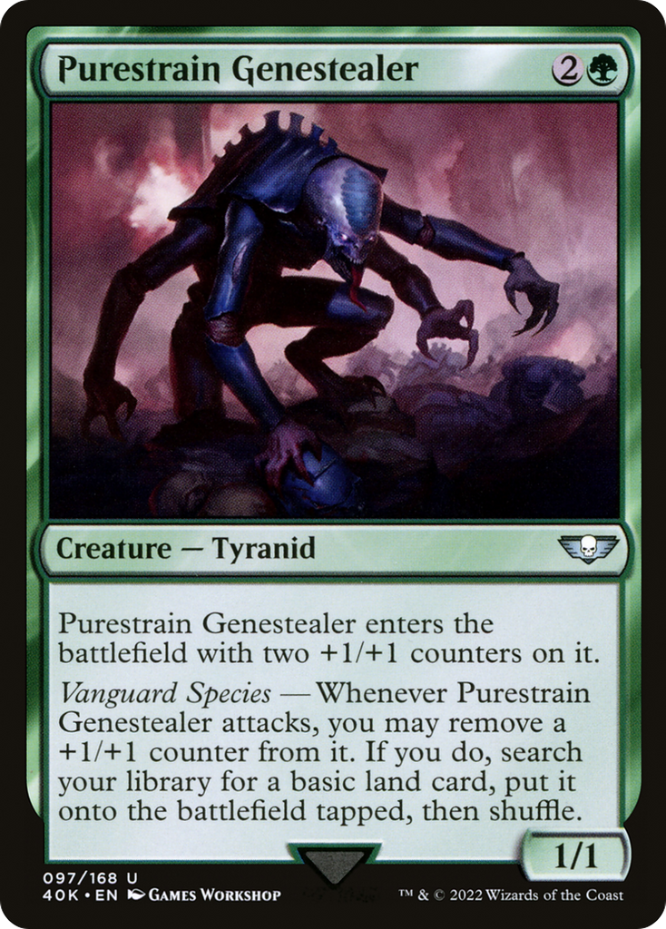 Magic: The Gathering - Purestrain Genestealer - Warhammer 40000 Commander