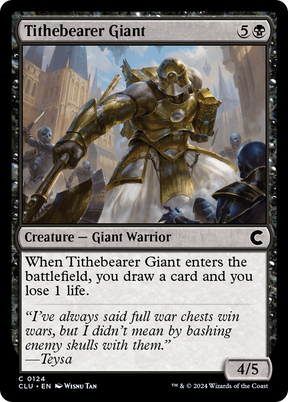 Magic: The Gathering - Tithebearer Giant - Ravnica: Clue Edition