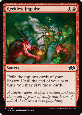 Magic: The Gathering - Reckless Impulse - Foundations Jumpstart