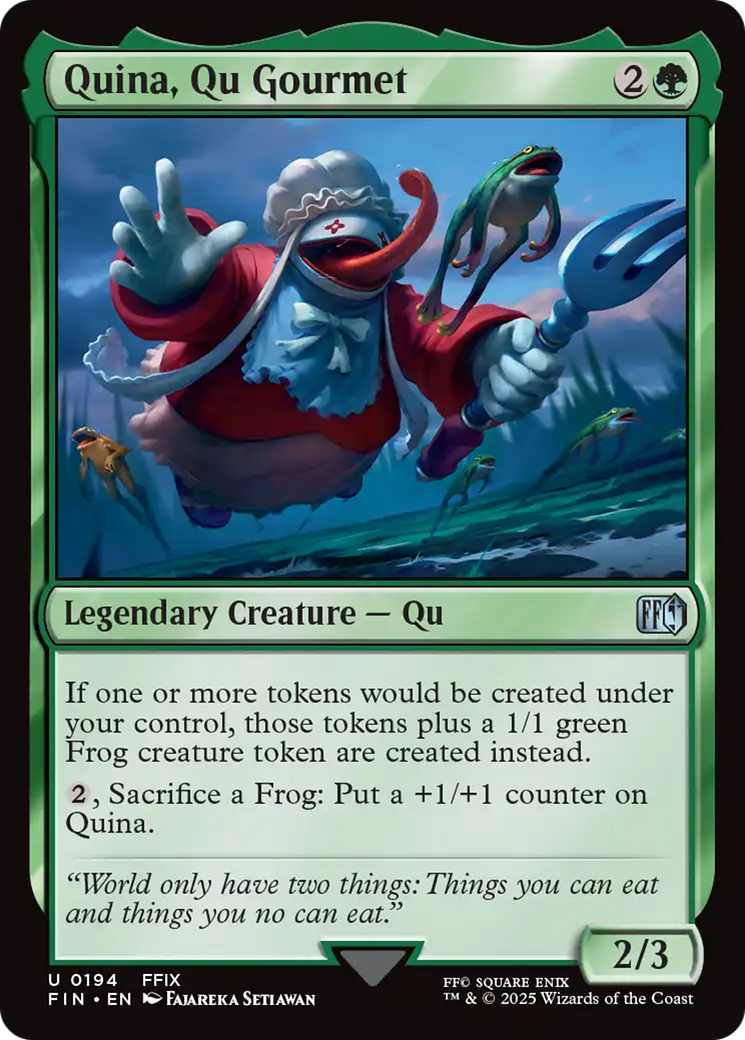 Magic: The Gathering - Quina, Qu Gourmet Foil - Final Fantasy