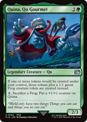 Magic: The Gathering - Quina, Qu Gourmet Foil - Final Fantasy