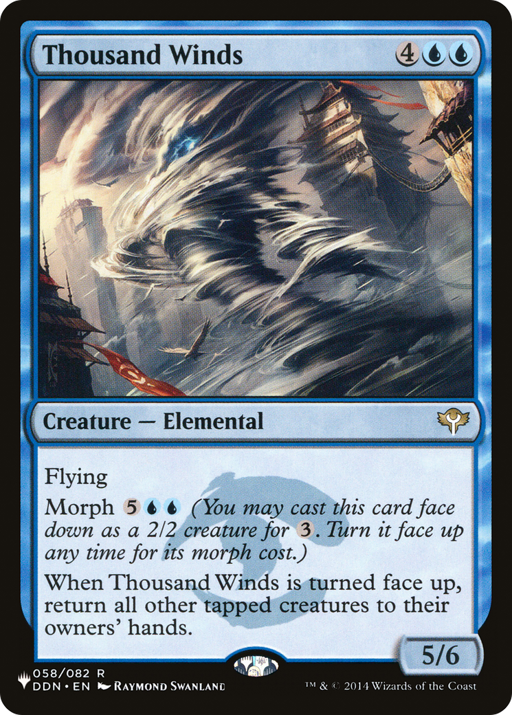 Magic: The Gathering - Thousand Winds - The List