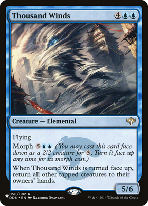 Magic: The Gathering - Thousand Winds - The List