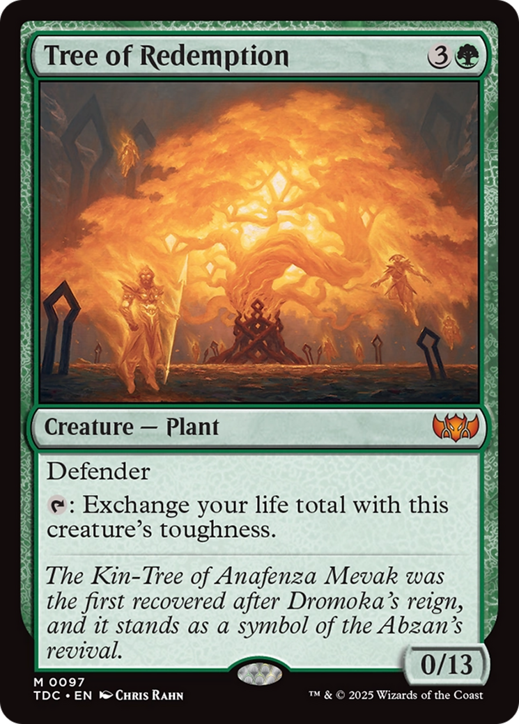 Magic: The Gathering - Tree of Redemption - Tarkir: Dragonstorm Commander