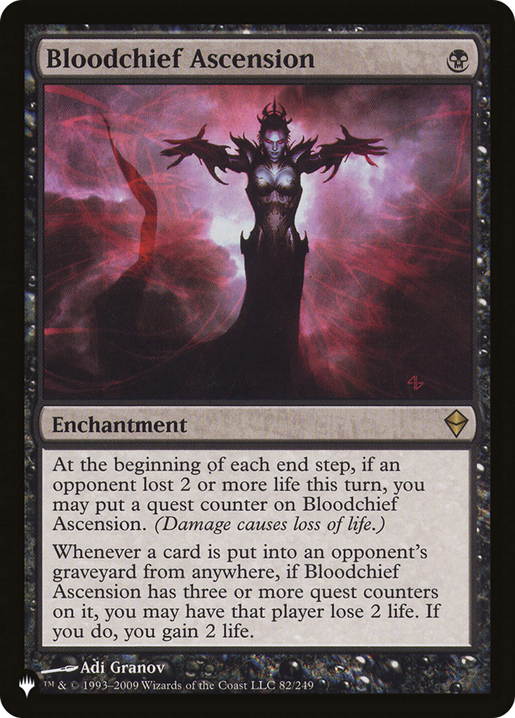 Magic: The Gathering - Bloodchief Ascension - The List