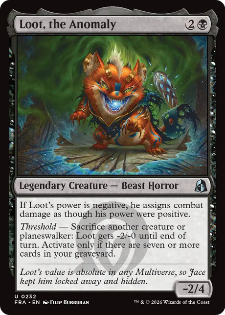 Magic: The Gathering - Loot, the Anomaly - Reality Fracture