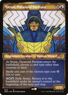 Magic: The Gathering - Stenn, Paranoid Partisan Foil - Dominaria United