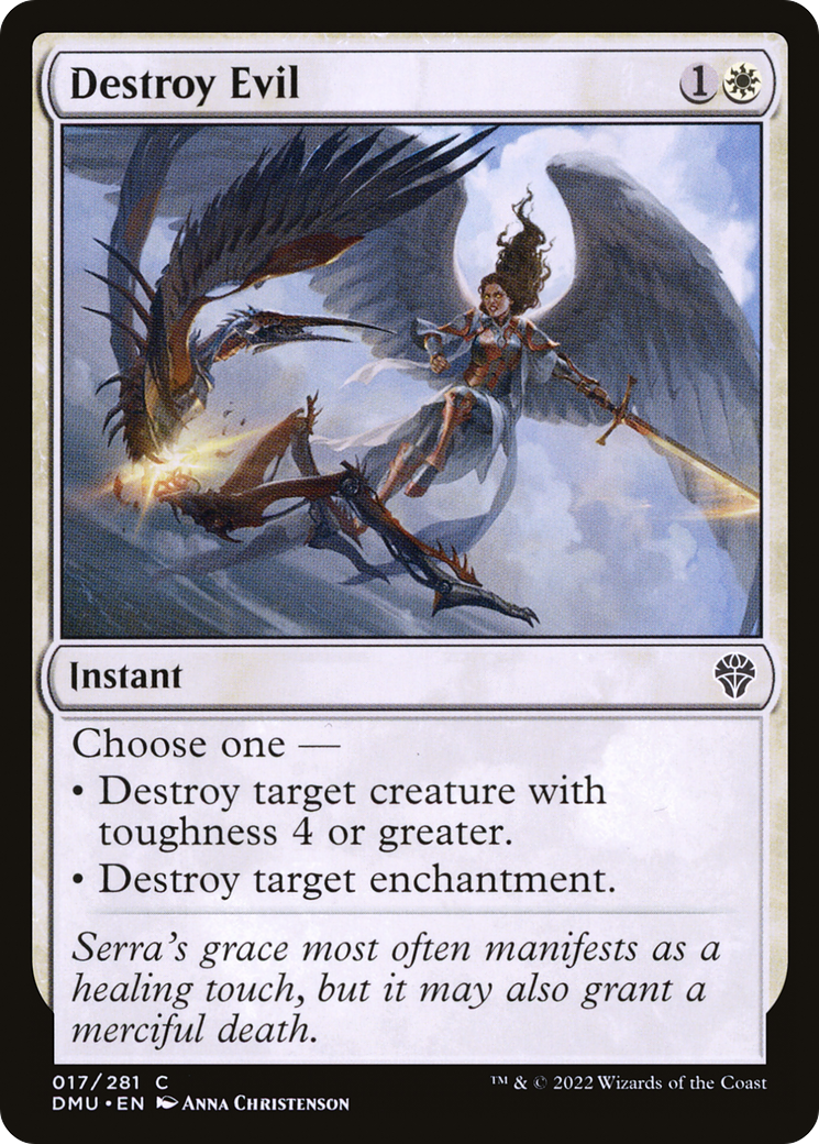 Magic: The Gathering - Destroy Evil Foil - Dominaria United
