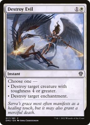 Magic: The Gathering - Destroy Evil Foil - Dominaria United