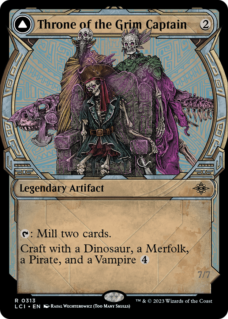 Magic: The Gathering - Throne of the Grim Captain // The Grim Captain - The Lost Caverns of Ixalan