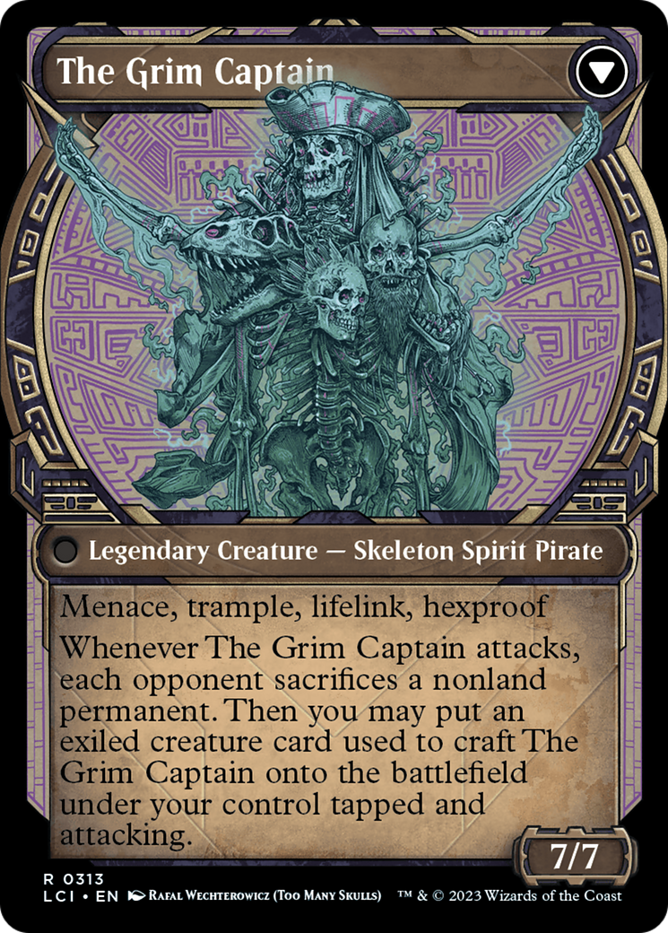 Magic: The Gathering - Throne of the Grim Captain // The Grim Captain - The Lost Caverns of Ixalan