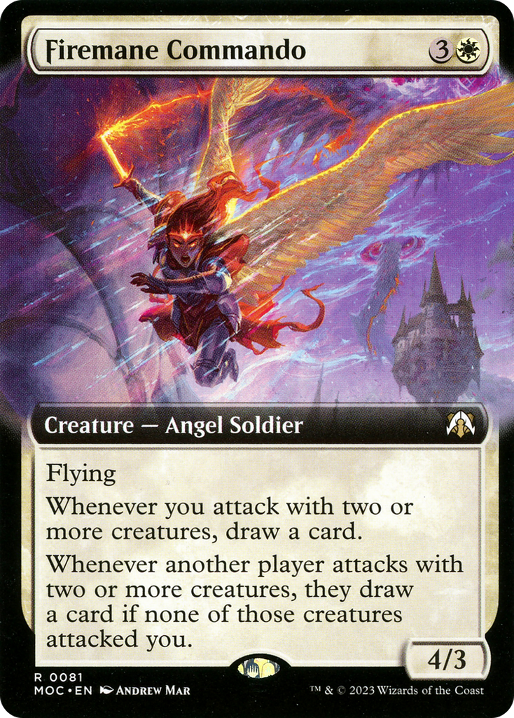 Magic: The Gathering - Firemane Commando - March of the Machine Commander