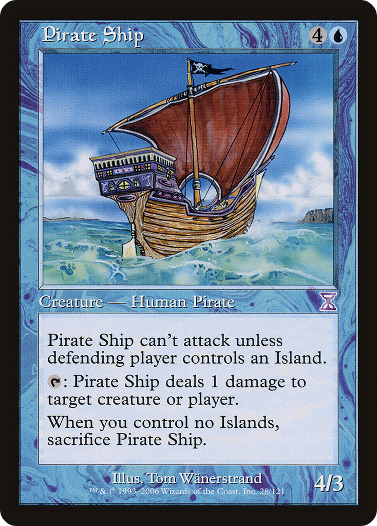 Magic: The Gathering - Pirate Ship - Time Spiral Timeshifted