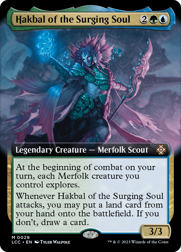 Magic: The Gathering - Hakbal of the Surging Soul - The Lost Caverns of Ixalan Commander