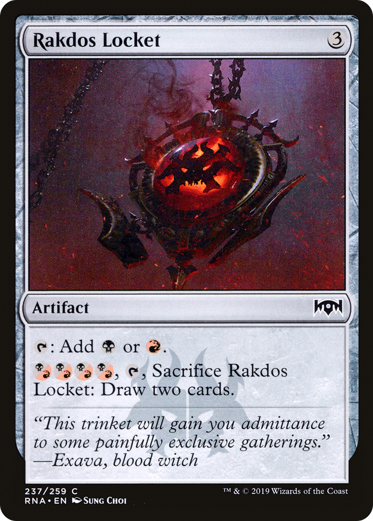 Magic: The Gathering - Rakdos Locket Foil - Ravnica Allegiance