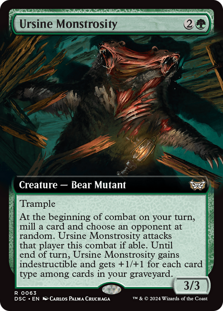 Magic: The Gathering - Ursine Monstrosity - Duskmourn: House of Horror Commander