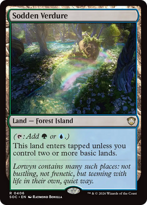 Magic: The Gathering - Sodden Verdure - Secrets of Strixhaven Commander