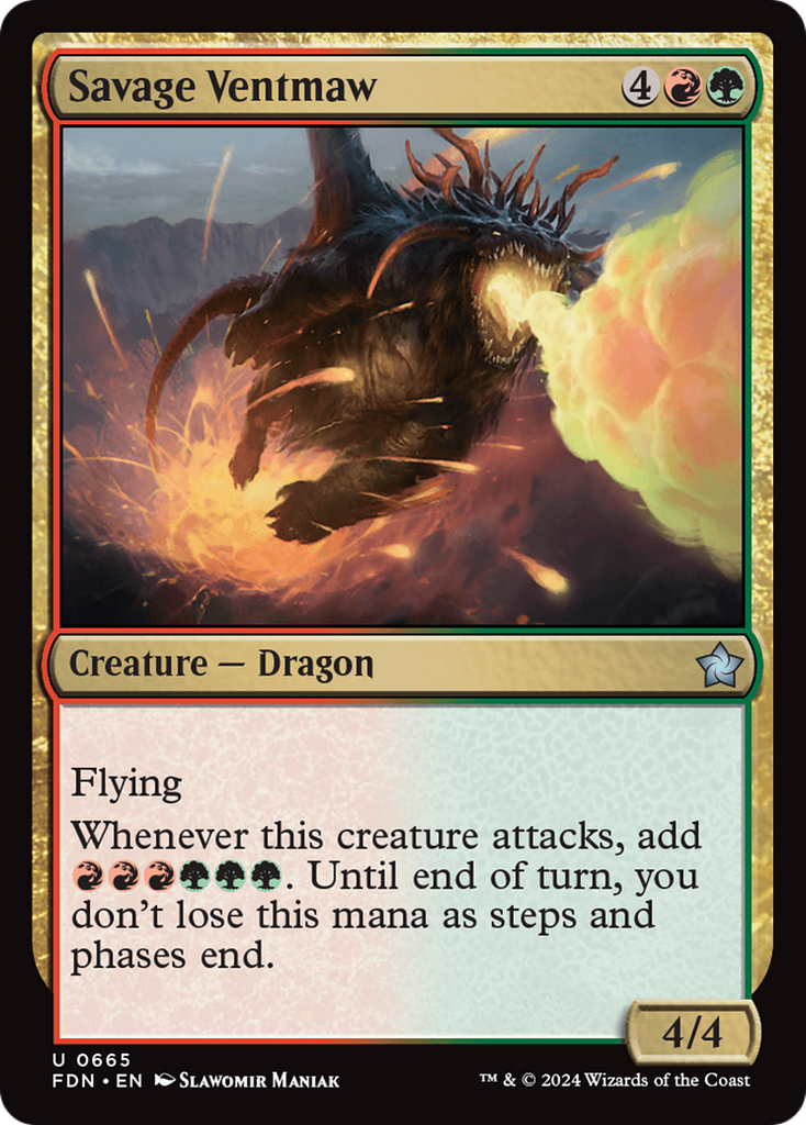 Magic: The Gathering - Savage Ventmaw - Foundations