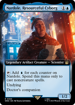 Magic: The Gathering - Nardole, Resourceful Cyborg Foil - Doctor Who