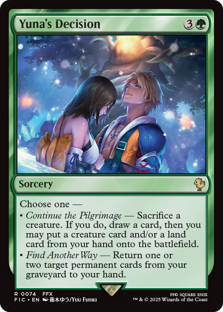 Magic: The Gathering - Yuna's Decision - Final Fantasy Commander