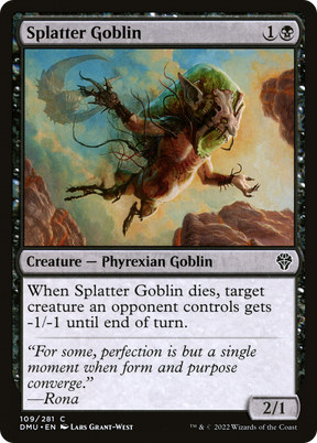 Magic: The Gathering - Splatter Goblin - Dominaria United