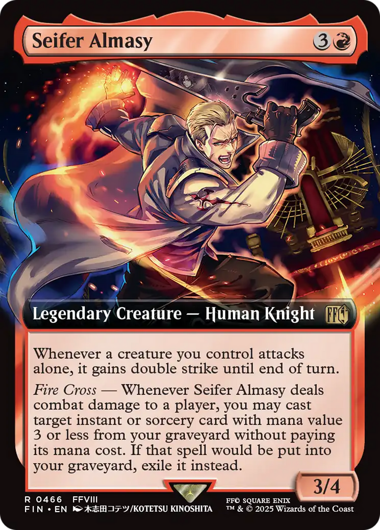 Magic: The Gathering - Seifer Almasy Foil - Final Fantasy