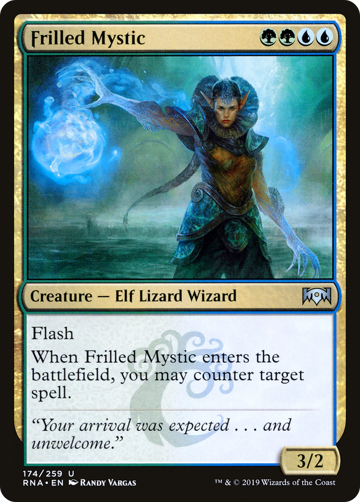 Magic: The Gathering - Frilled Mystic Foil - Ravnica Allegiance