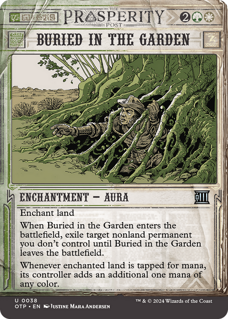 Magic: The Gathering - Buried in the Garden Foil - Breaking News