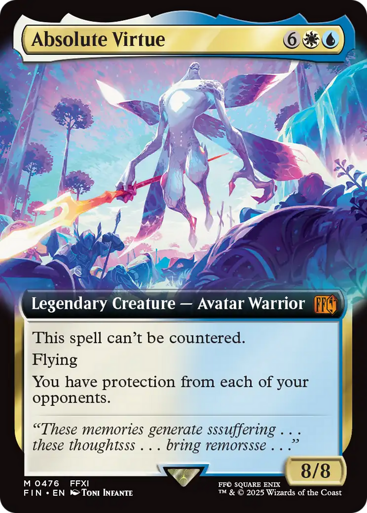 Magic: The Gathering - Absolute Virtue Foil - Final Fantasy