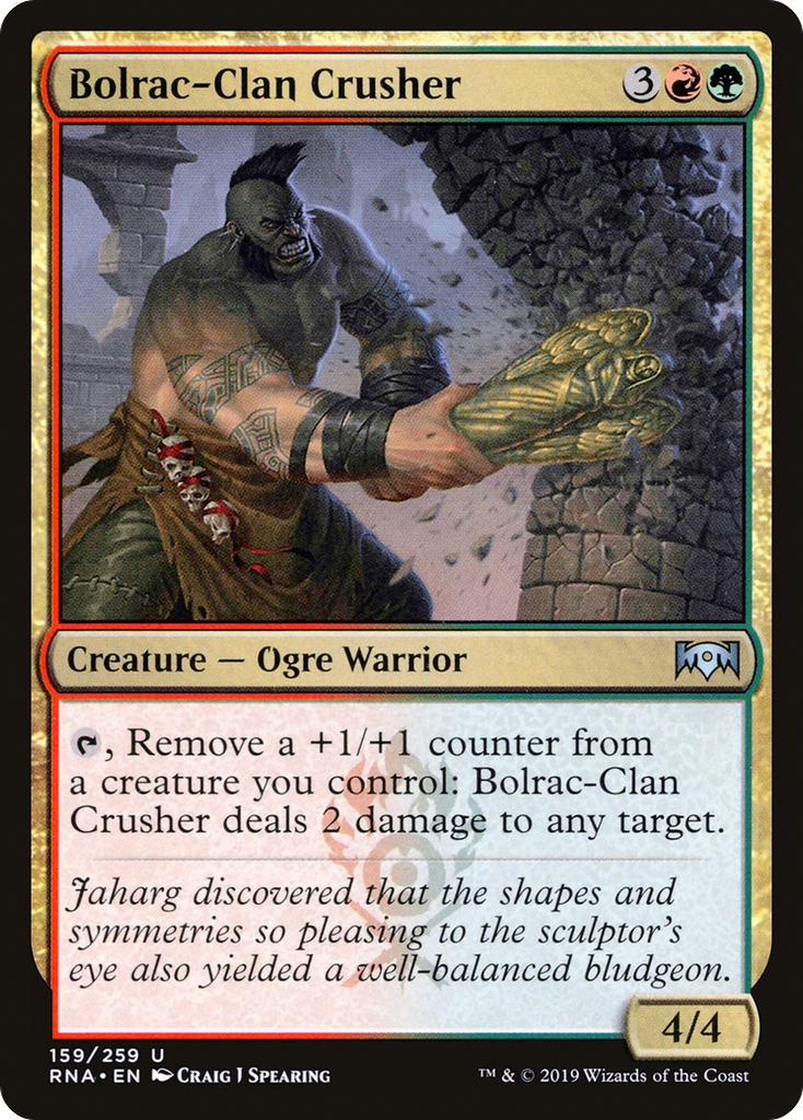 Magic: The Gathering - Bolrac-Clan Crusher Foil - Ravnica Allegiance