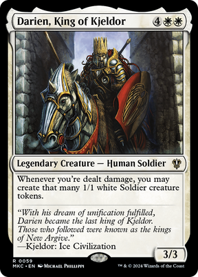 Magic: The Gathering - Darien, King of Kjeldor - Murders at Karlov Manor Commander
