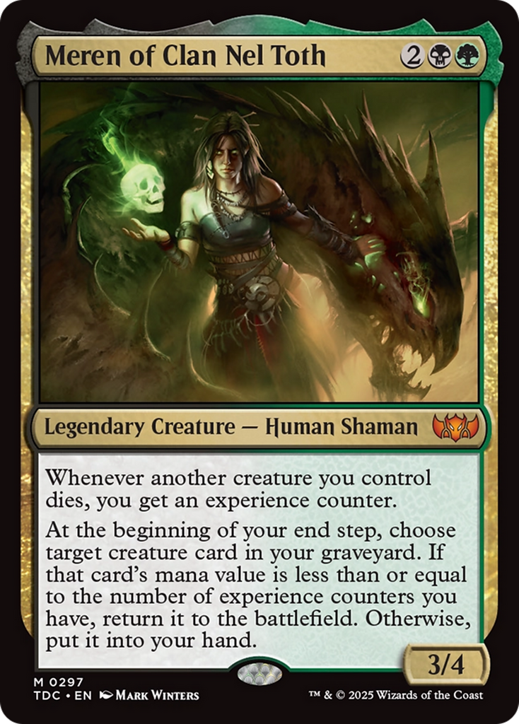 Magic: The Gathering - Meren of Clan Nel Toth - Tarkir: Dragonstorm Commander