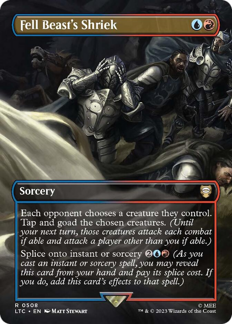 Magic: The Gathering - Fell Beast's Shriek - Tales of Middle-earth Commander