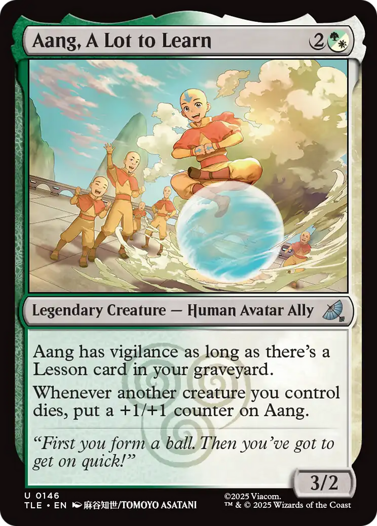Magic: The Gathering - Aang, A Lot to Learn Foil - Avatar: The Last Airbender Eternal