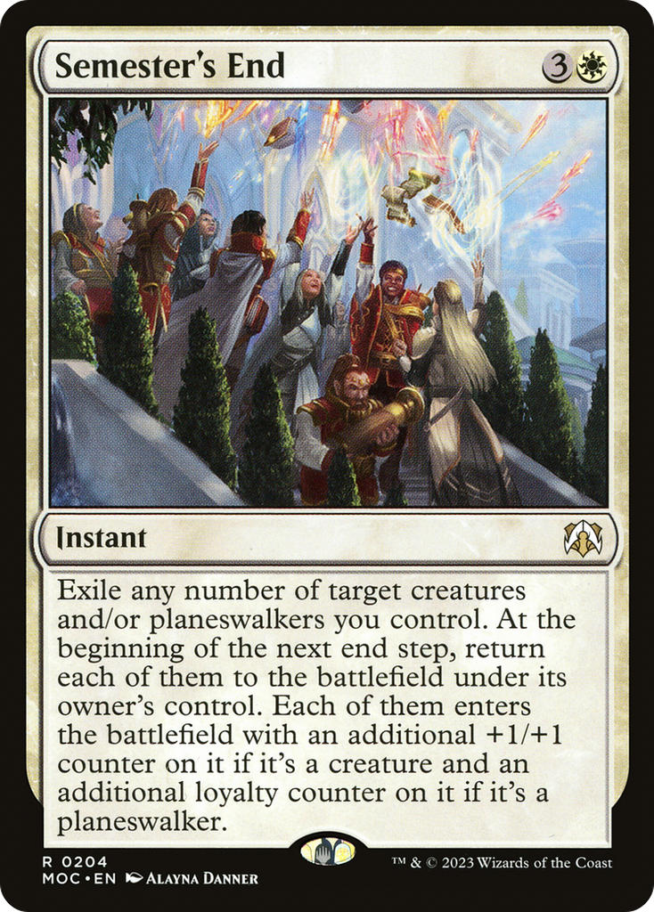 Magic: The Gathering - Semester's End - March of the Machine Commander