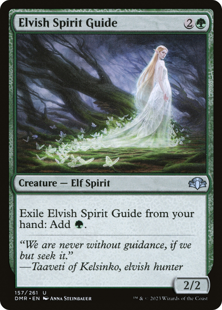 Magic: The Gathering - Elvish Spirit Guide Foil - Dominaria Remastered