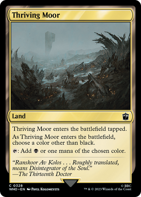 Magic: The Gathering - Thriving Moor - Doctor Who