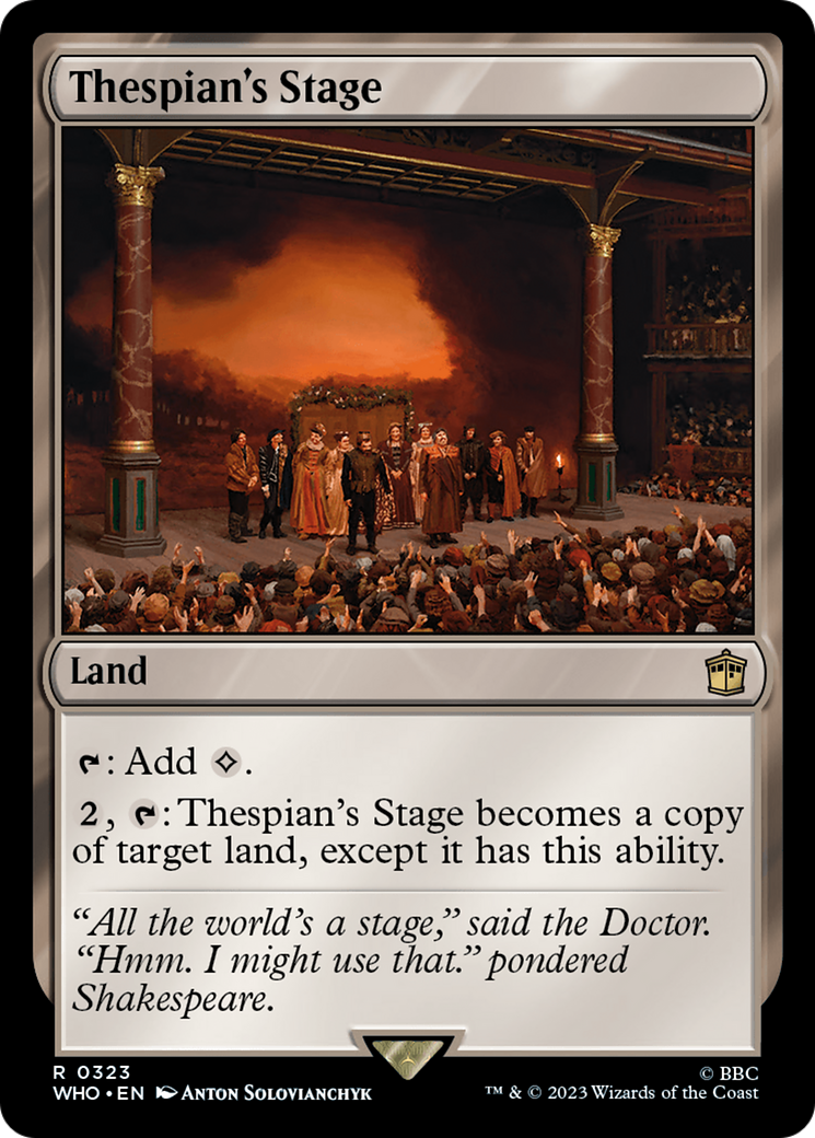 Magic: The Gathering - Thespian's Stage - Doctor Who