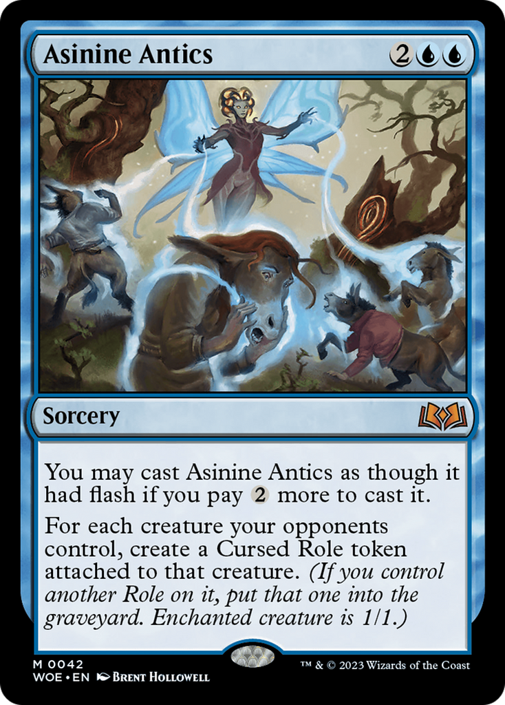 Magic: The Gathering - Asinine Antics Foil - Wilds of Eldraine