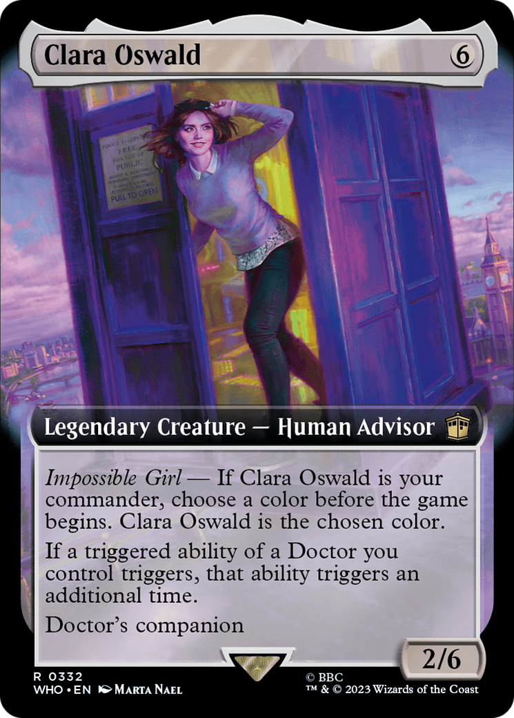 Magic: The Gathering - Clara Oswald - Doctor Who