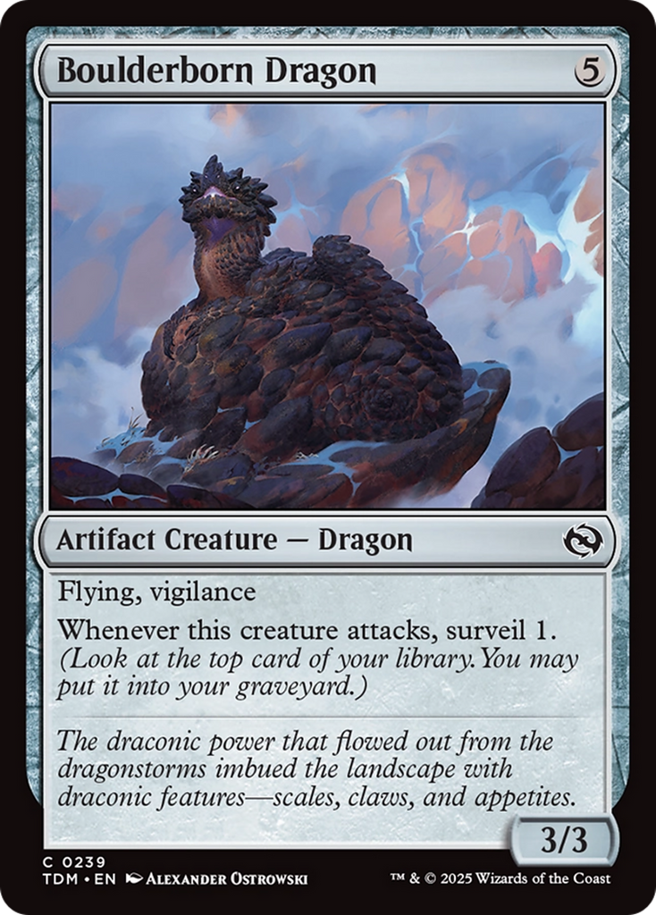 Magic: The Gathering - Boulderborn Dragon - Tarkir: Dragonstorm