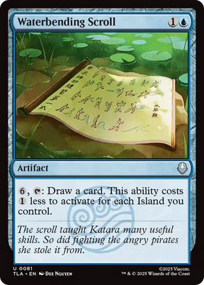 Magic: The Gathering - Waterbending Scroll Foil - Avatar: The Last Airbender