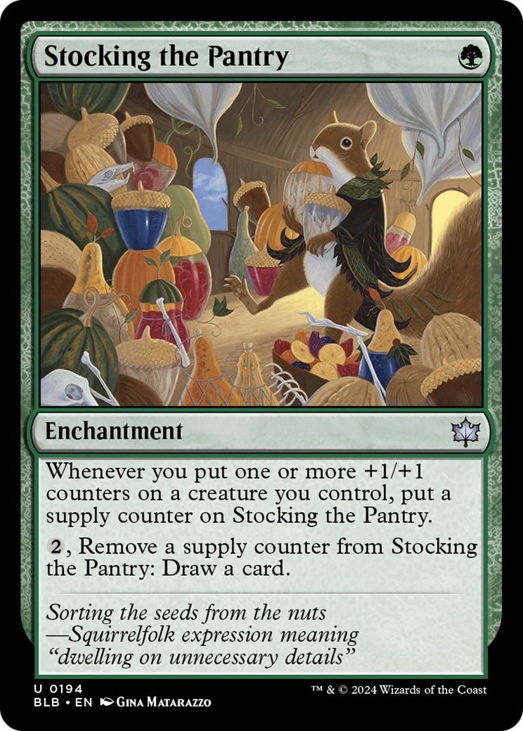 Magic: The Gathering - Stocking the Pantry Foil - Bloomburrow